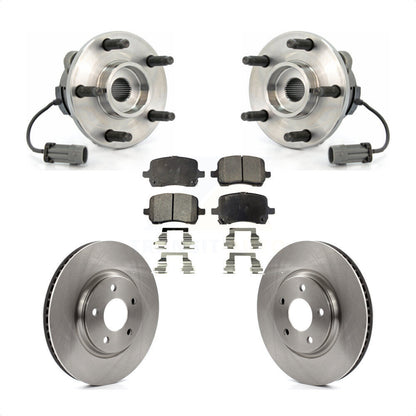 Ensemble de roulement de moyeu avant, Rotor de frein et Kit de plaquettes pour Chevrolet Cobalt Saturn Io