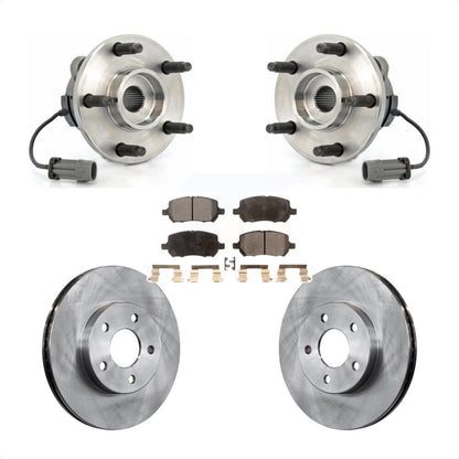Ensemble de roulement de moyeu avant, Rotor de frein et Kit de plaquettes pour Chevrolet Cobalt Pontiac G