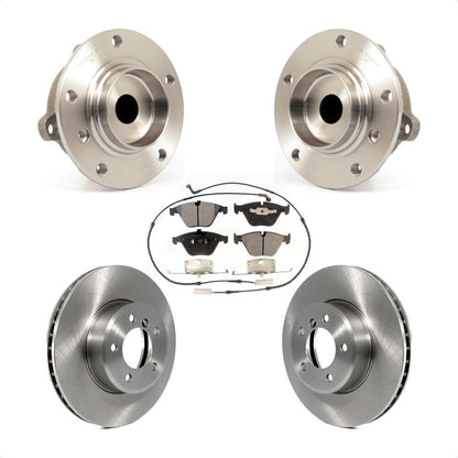 Ensemble de roulements de moyeu avant, Rotors et plaquettes de frein à disque, Kit pour BMW 530i 525i 528