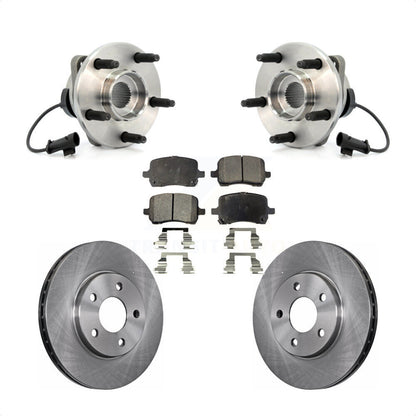 Ensemble de roulements de moyeu avant, Rotors et plaquettes de frein à disque, Kit pour Chevrolet Malibu