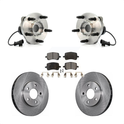 Ensemble de roulement de moyeu avant, Rotor de frein et Kit de plaquettes pour Chevrolet Malibu Pontiac G