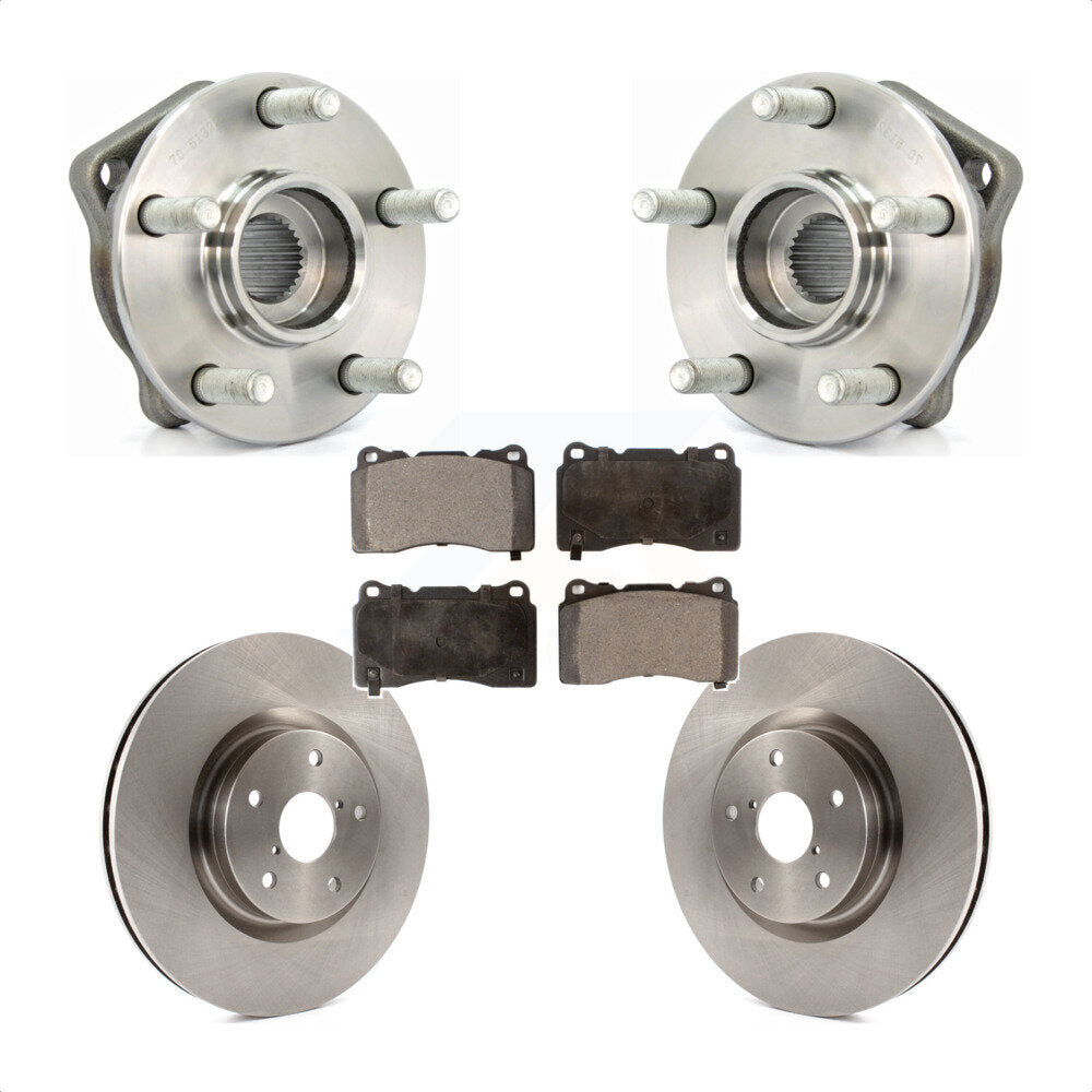 Ensemble de roulements de moyeu avant, Kit de plaquettes de Rotor de frein pour Subaru WRX Limited Bas 2014