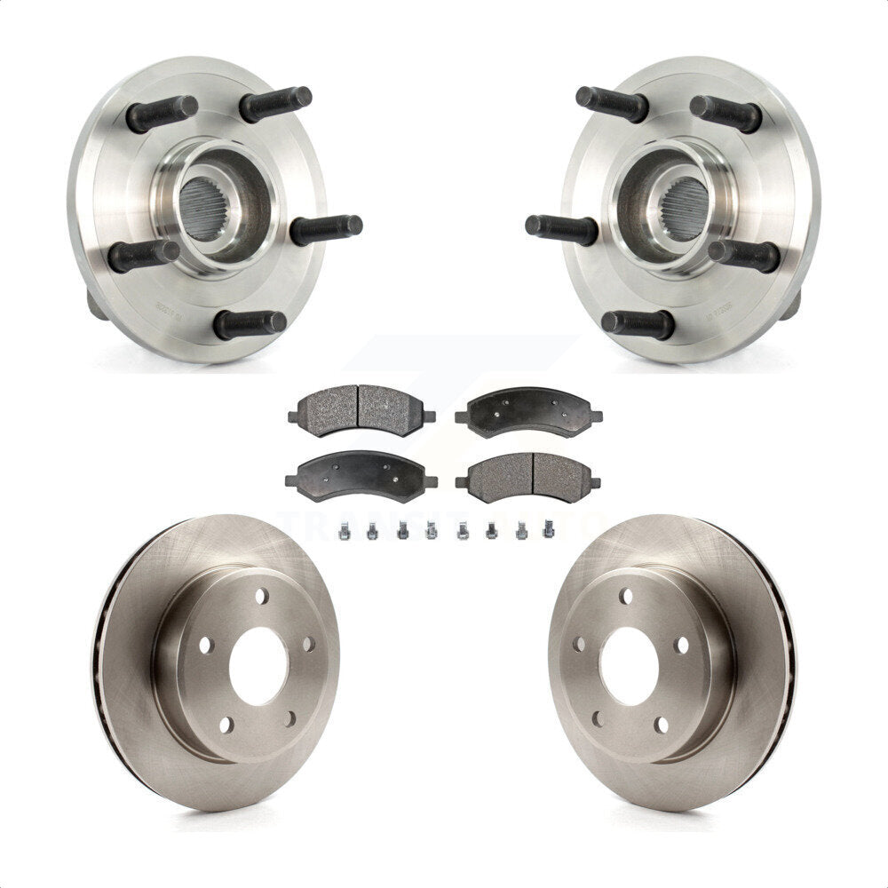 Kit de Rotor et plaquettes de frein à disque, roulement de moyeu avant, pour Dodge Dakota Mitsubishi Raide