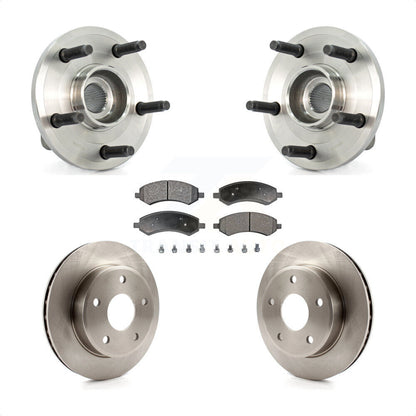 Kit de Rotor et plaquettes de frein à disque, roulement de moyeu avant, pour Dodge Dakota Mitsubishi Raide