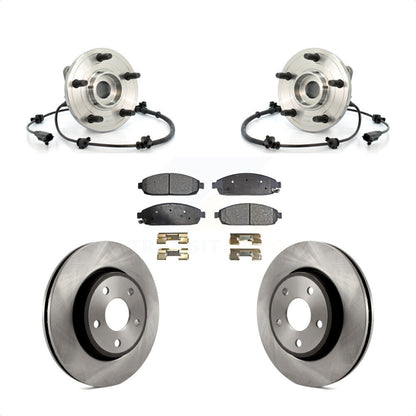 Kit de plaquettes de Rotor de frein, ensemble de roulements de moyeu avant pour Jeep Grand Cherokee Commande