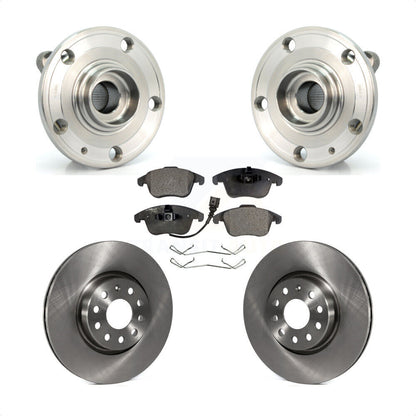 Kit de plaquettes de Rotor de frein à disque, roulement de moyeu avant, pour Volkswagen Tiguan Passat Audi Q
