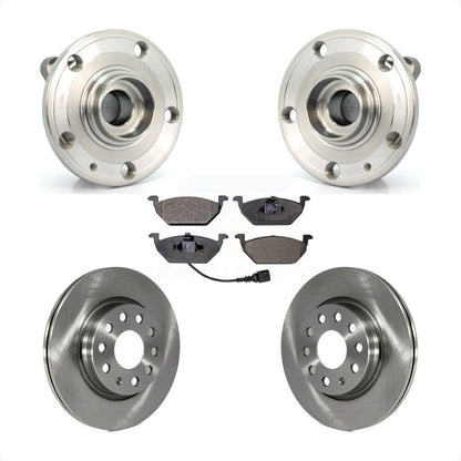 Ensemble de roulements de moyeu avant, Rotors et plaquettes de frein à disque, Kit pour Volkswagen Jetta