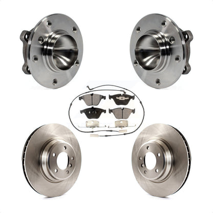 Ensemble de roulements de moyeu avant, Rotor de frein à disque et Kit de plaquettes pour BMW 335i 335is 335