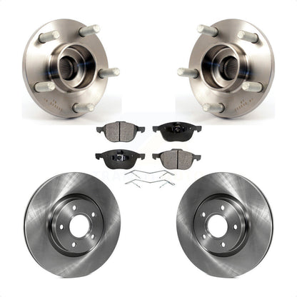 Ensemble de roulement de moyeu avant, Rotor de frein à disque et Kit de plaquettes pour Volvo S40 C30 V50 C7