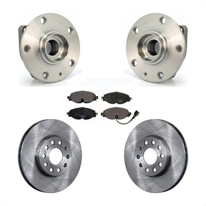 Kit de plaquettes de Rotor de frein à disque, roulement de moyeu avant, pour Volkswagen Golf SportWagen e-Gol