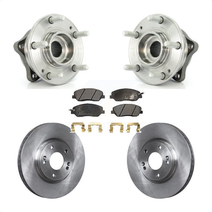 Kit de rotor de frein et de plaquettes d'assemblage de roulement de moyeu avant pour Hyundai Santa F 2007 – 2009