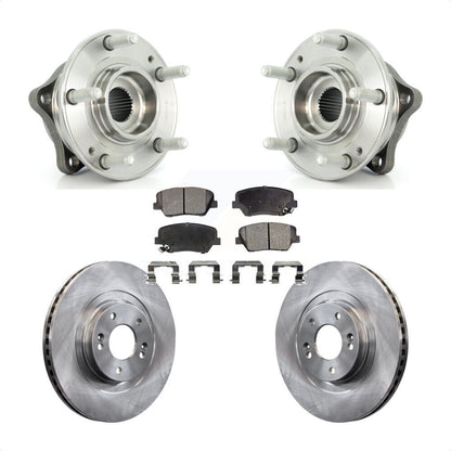 Kit de Rotor et de plaquettes de frein, roulement de moyeu avant, pour Hyundai Santa Fe Sport Kia Sorent