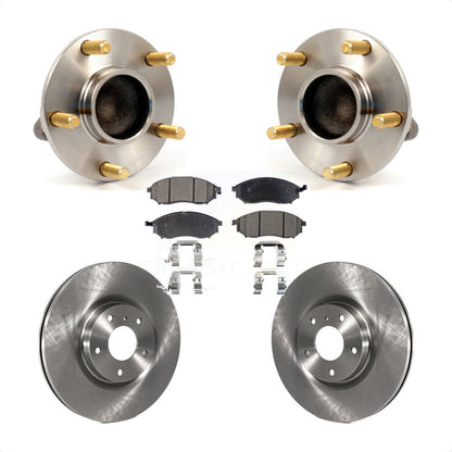 Kit de plaquettes de Rotor de frein à disque, ensemble de roulements de moyeu avant pour INFINITI G35 Nissan 350
