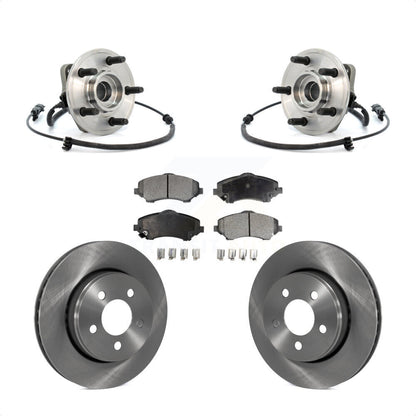 Kit de plaquettes de Rotor de frein à disque, ensemble de roulements de moyeu avant pour Jeep Liberty Dodge Nitr
