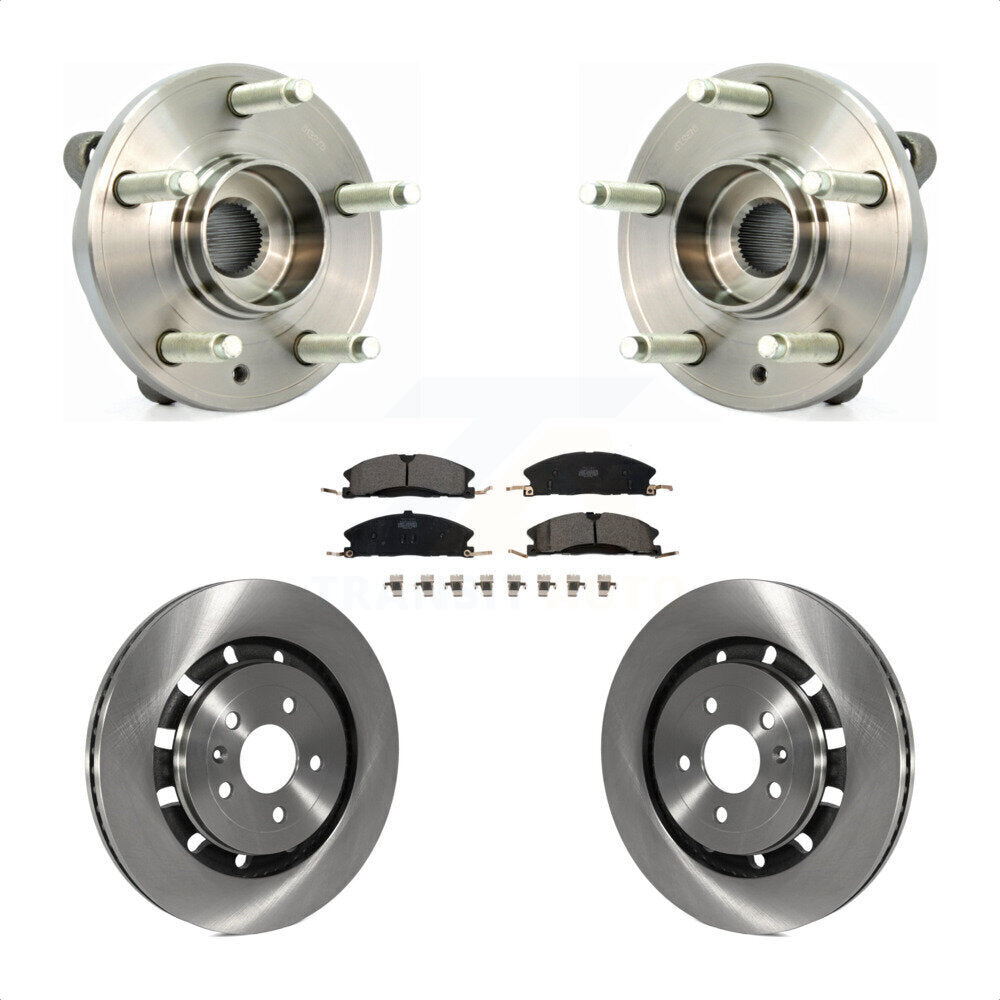 Kit de plaquettes de Rotor de frein à disque, roulement de moyeu avant, pour Ford Flex Taurus Lincoln MKT MK