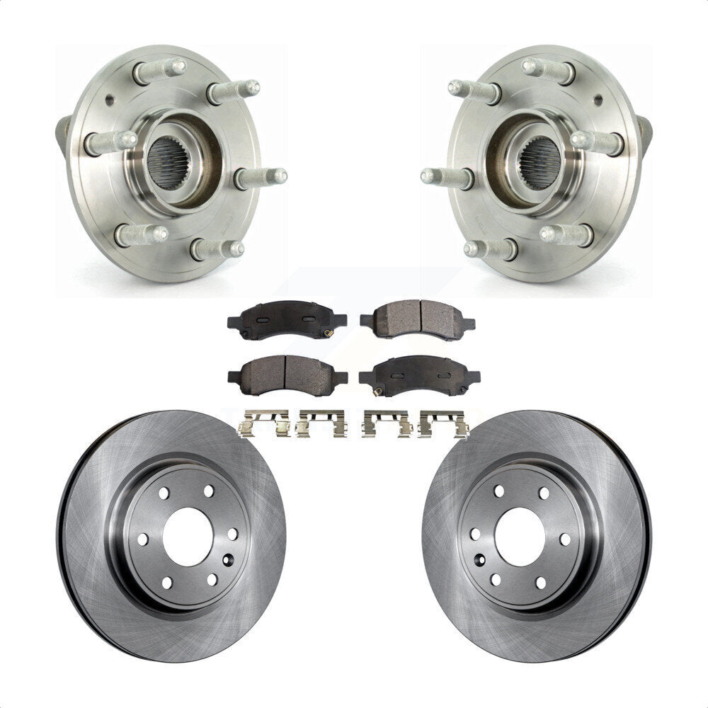Kit de Rotor et de plaquettes de frein, roulement de moyeu avant, pour GMC Acadia Buick autoclave Chevrole