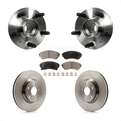 Ensemble de roulement de moyeu avant, Rotor de frein et Kit de plaquettes pour Cadillac CTS 2012 2013 6.2
