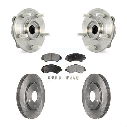 Kit de rotors et plaquettes de frein à disque, ensemble de roulements de moyeu avant pour Dodge Journey