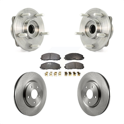 Kit de rotors et plaquettes de frein à disque, ensemble de roulements de moyeu avant pour Dodge Journey