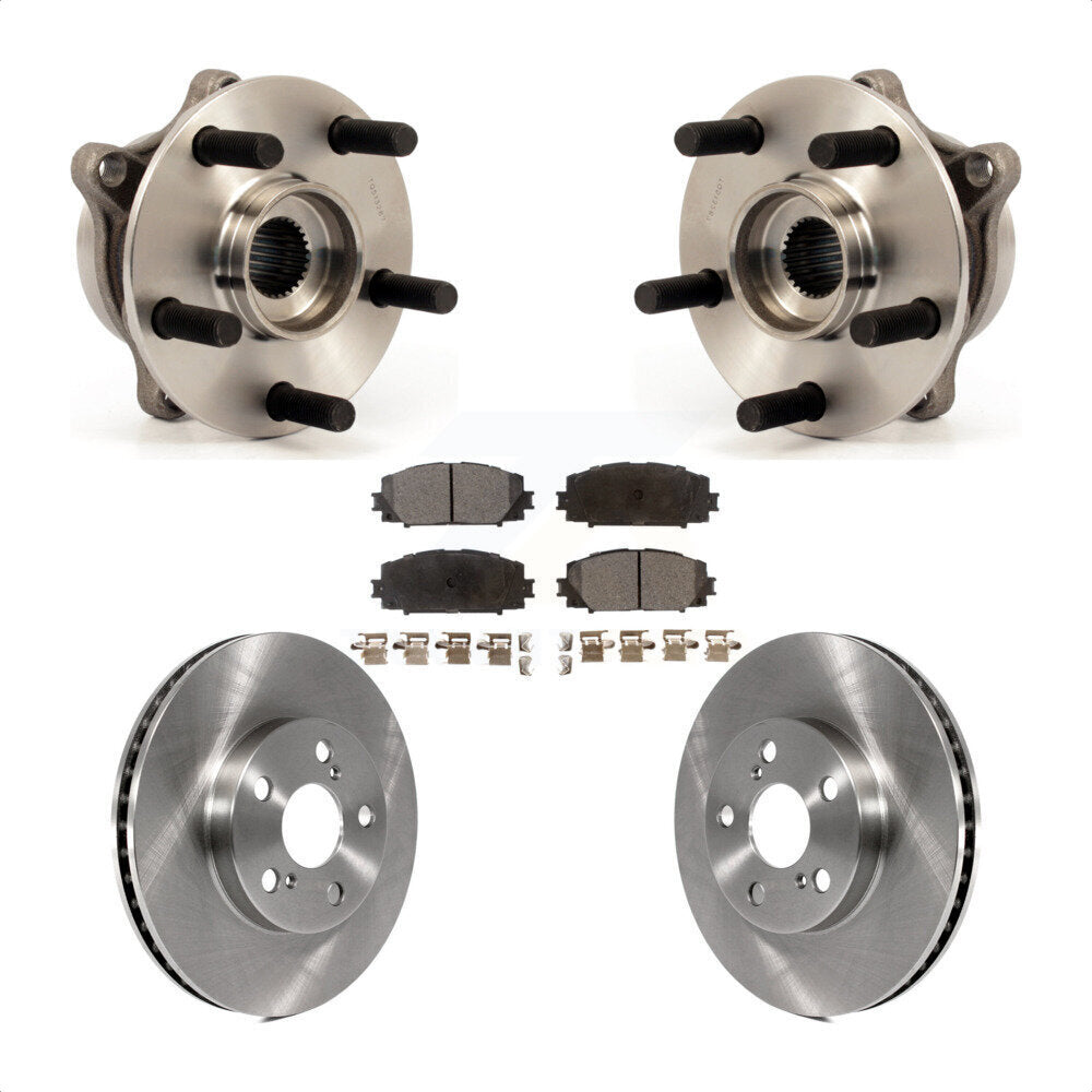 Kit de plaquettes de Rotor de frein à disque, roulement de moyeu avant, pour Toyota Prius Lexus CT200h Plug-I