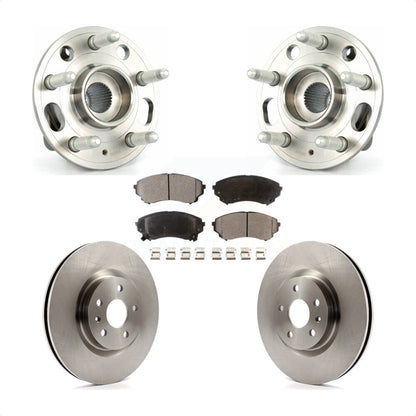 Kit de plaquettes de Rotor de frein, roulement de moyeu avant, pour Cadillac CTS 14, avec frein robuste