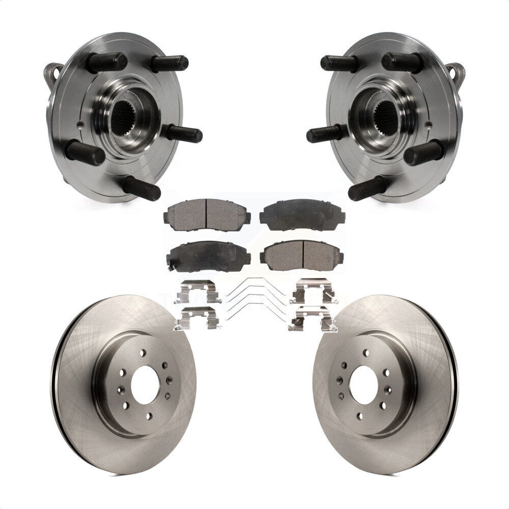 Kit de plaquettes de Rotor de frein à disque, ensemble de roulements de moyeu avant pour Honda Odysse 2011 – 2014