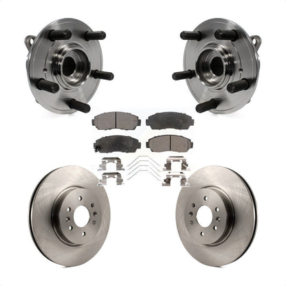 Kit de plaquettes de Rotor de frein à disque, ensemble de roulements de moyeu avant pour Honda Odysse 2011 – 2014