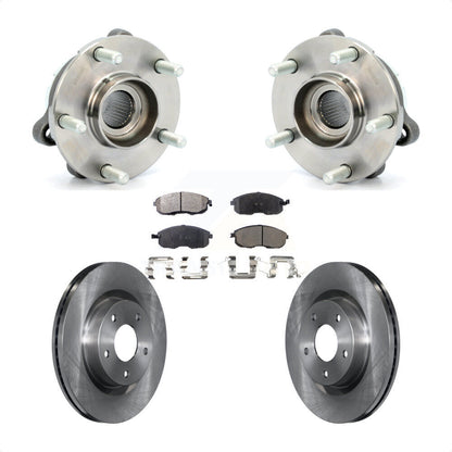 Kit de rotors et plaquettes de frein à disque, ensemble de roulements de moyeu avant pour Nissan Altima