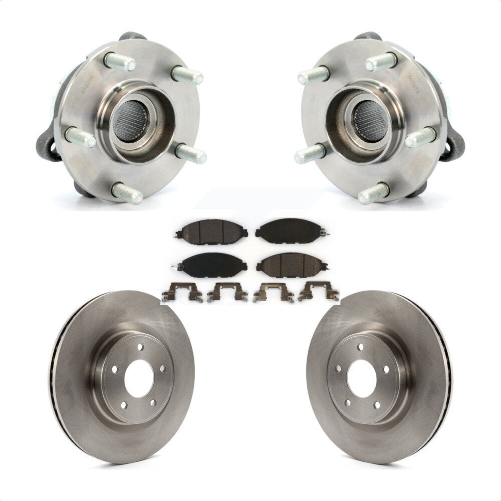 Kit de plaquettes de Rotor de frein, roulement de moyeu avant, pour Nissan Pathfinder Murano INFINITI QX6