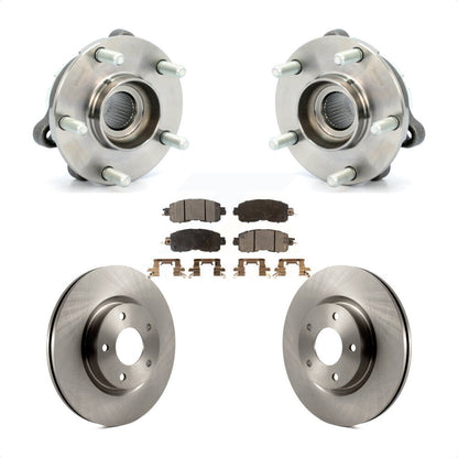 Kit de rotors et plaquettes de frein à disque, ensemble de roulements de moyeu avant pour Nissan Altima