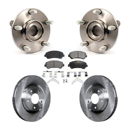 Ensemble de roulement de moyeu avant, Rotor de frein à disque et Kit de plaquettes pour Nissan Rogue Selec