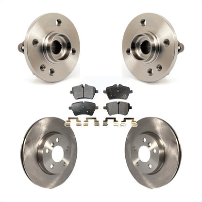 Ensemble de roulement de moyeu avant, Rotor de frein et Kit de plaquettes pour Mini Cooper 2014 – 2015 1.6