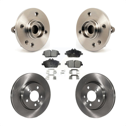 Ensemble de roulement de moyeu avant, Rotor de frein et Kit de plaquettes pour Mini Cooper 2014 – 2015 1.6