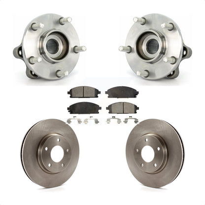 Ensemble de roulement de moyeu avant, Rotor de frein à disque et Kit de plaquettes pour Nissan Ques 2004 – 2009