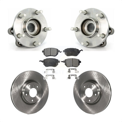 Kit de plaquettes de Rotor de frein à disque, ensemble de roulements de moyeu avant pour Nissan Muran 2005 – 2007