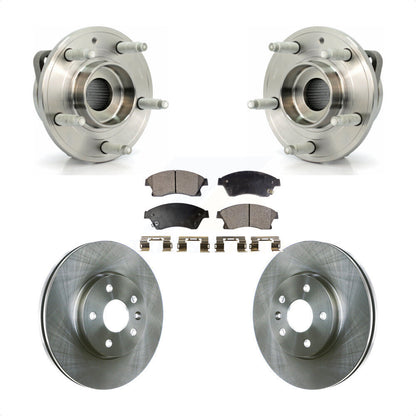 Kit de Rotor et de plaquettes de frein, roulement de moyeu avant, pour moteur à gaz Chevrolet Cruze 2014 – 2015