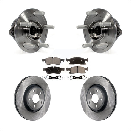 Kit de Rotor et de plaquettes de frein, roulement de moyeu avant, pour Jeep Grand Cherokee Dodge Durango W