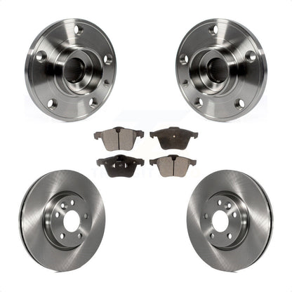 Kit de rotors de frein à disque et de plaquettes en céramique, ensemble de roulements de moyeu avant pour Volvo V70