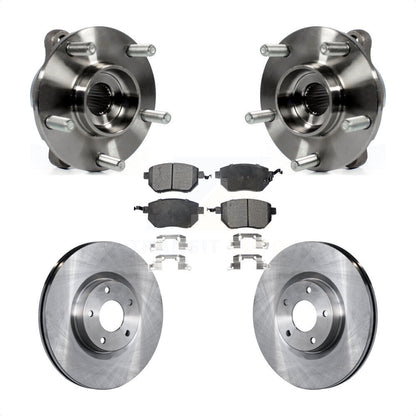 Kit de rotors et plaquettes de frein à disque, ensemble de roulements de moyeu avant pour INFINITI FX35 FX4