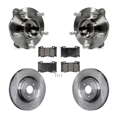 Kit de plaquettes de Rotor de frein, roulement de moyeu avant, pour INFINITI Q50 Q60 M37 FX50 QX70 Q70 M5