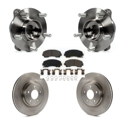 Ensemble de roulement de moyeu avant, Rotor de frein et Kit de plaquettes pour INFINITI Q50 QX50 Q60 AW