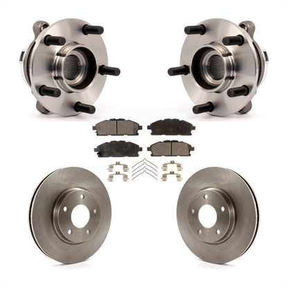 Ensemble de roulement de moyeu avant, Rotor de frein à disque et Kit de plaquettes pour Nissan Ques 2011 – 2017