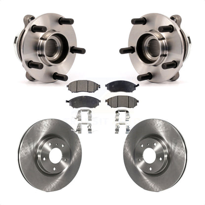 Kit de rotors et plaquettes de frein à disque d'assemblage de roulement de moyeu avant pour Nissan Murano