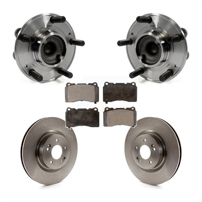 Kit de Rotor et plaquettes de frein à disque, ensemble de roulements de moyeu avant pour Hyundai Genesis Coup