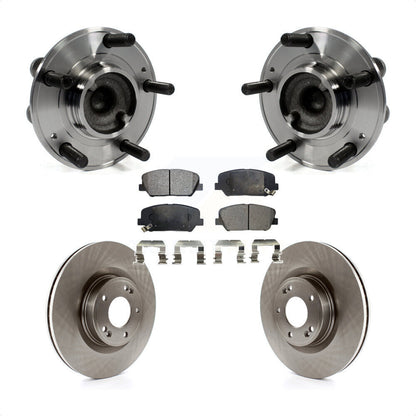 Kit de Rotor et plaquettes de frein à disque, ensemble de roulements de moyeu avant pour Hyundai Genesis Coup