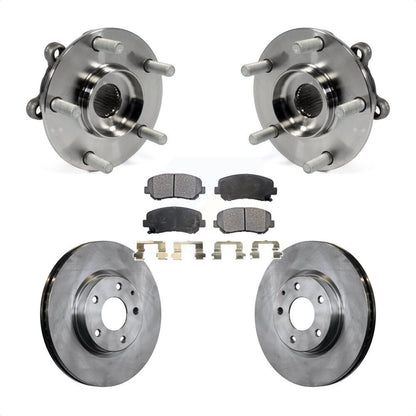 Ensemble de roulement de moyeu avant, Rotor de frein à disque et Kit de plaquettes pour Mazda CX-2013 – 2015