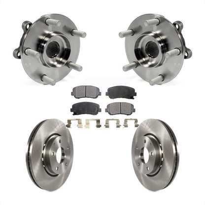 Kit de rotors de frein à disque et de plaquettes en céramique, ensemble de roulements de moyeu avant pour Mazda CX-