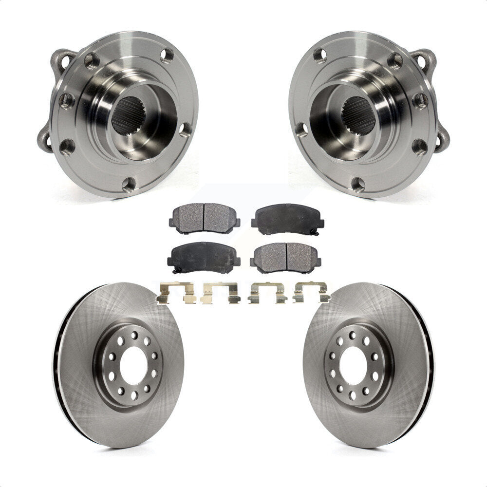 Kit de plaquettes de Rotor de frein à disque, ensemble de roulements de moyeu avant pour Chrysler 200 Dodge Dar