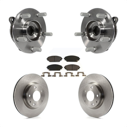 Kit de rotors et plaquettes de frein à disque d'assemblage de roulement de moyeu avant pour Mazda 3 CX-3 Spor