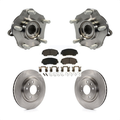 Kit de rotor et de plaquettes de frein, ensemble de roulements de moyeu avant, pour Nissan Rogue Sport Qashqa